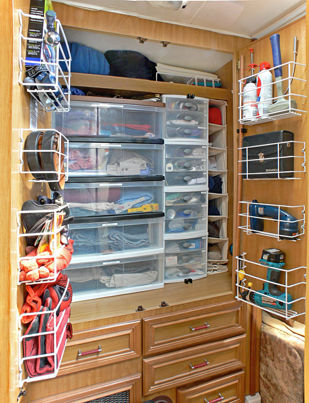 Ideas for RV Bedding and Blanket Storage